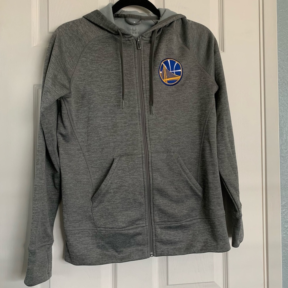 adidas Climawarm Golden State Warriors Full Zip Jacket Small